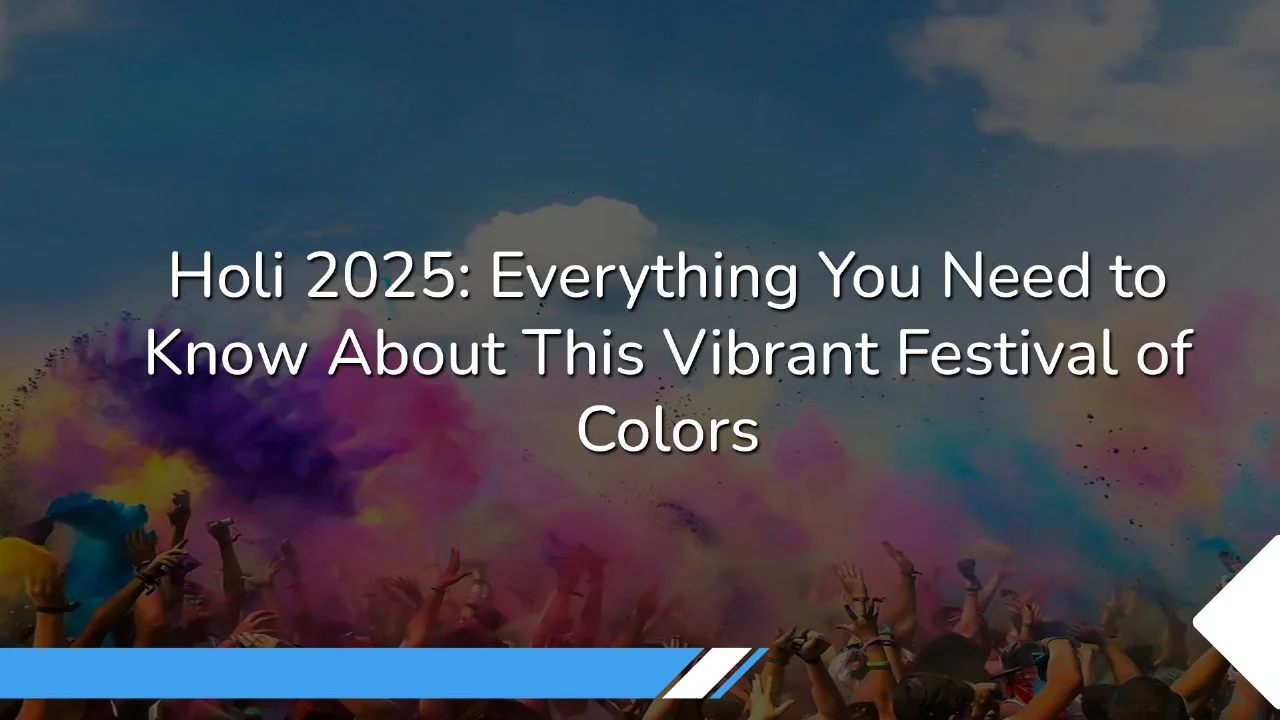 Holi 2025